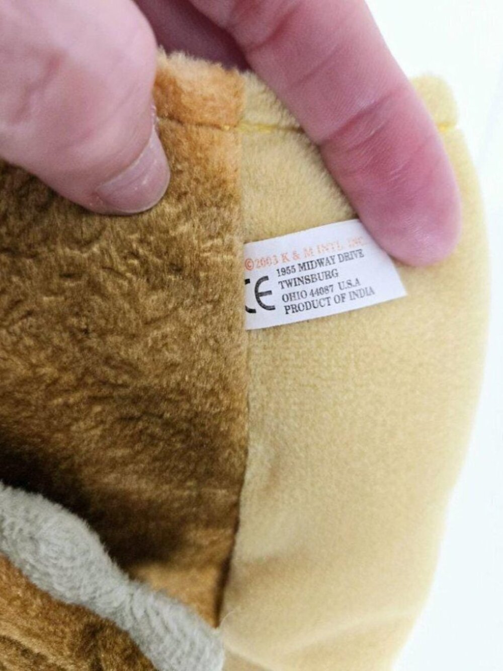 K&M 2003 Triceratops Hand PUPPET Realistic Head Plush Pretend Play Dinos… - Picture 4 of 8